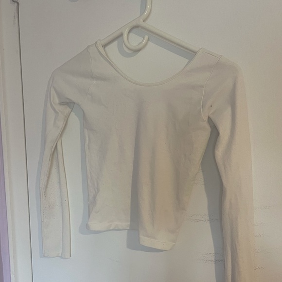 ONE SIZE MALIBU SUGAR TIGHT CROP TOP IN WHITE - Picture 2 of 3